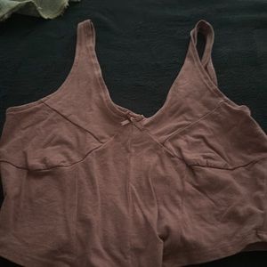 Pinkish red tank top